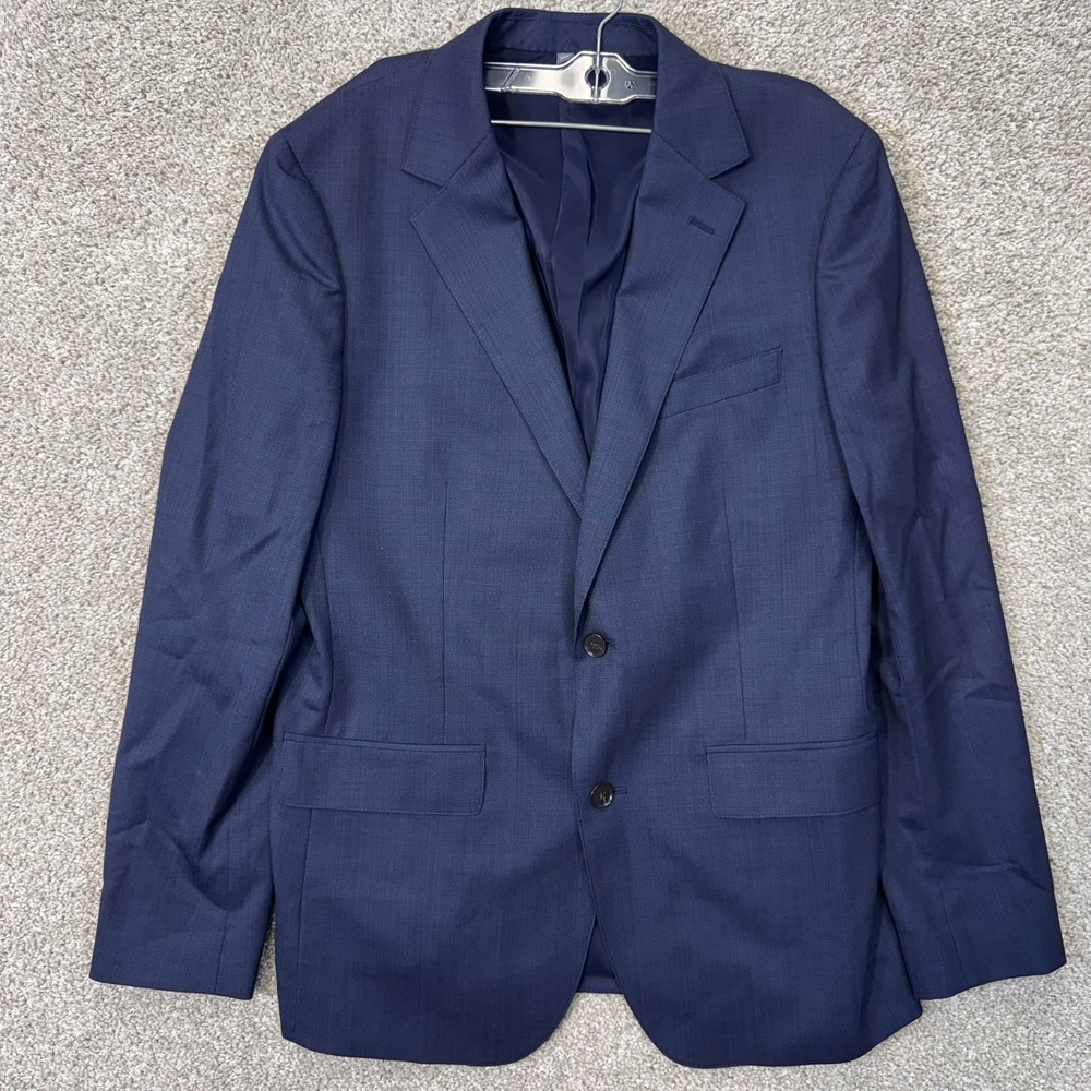 Bonobos Blazer Mens 40R Jetsetter Italian Wool Navy Blue Sport Coat EUC
